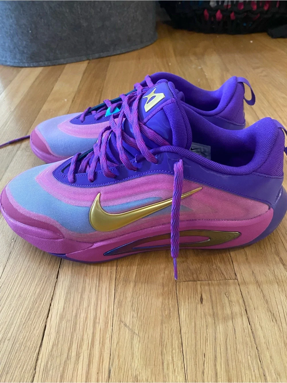 NEW Nike Youth A'One Aja Wilson Unapologetic Purple Pink